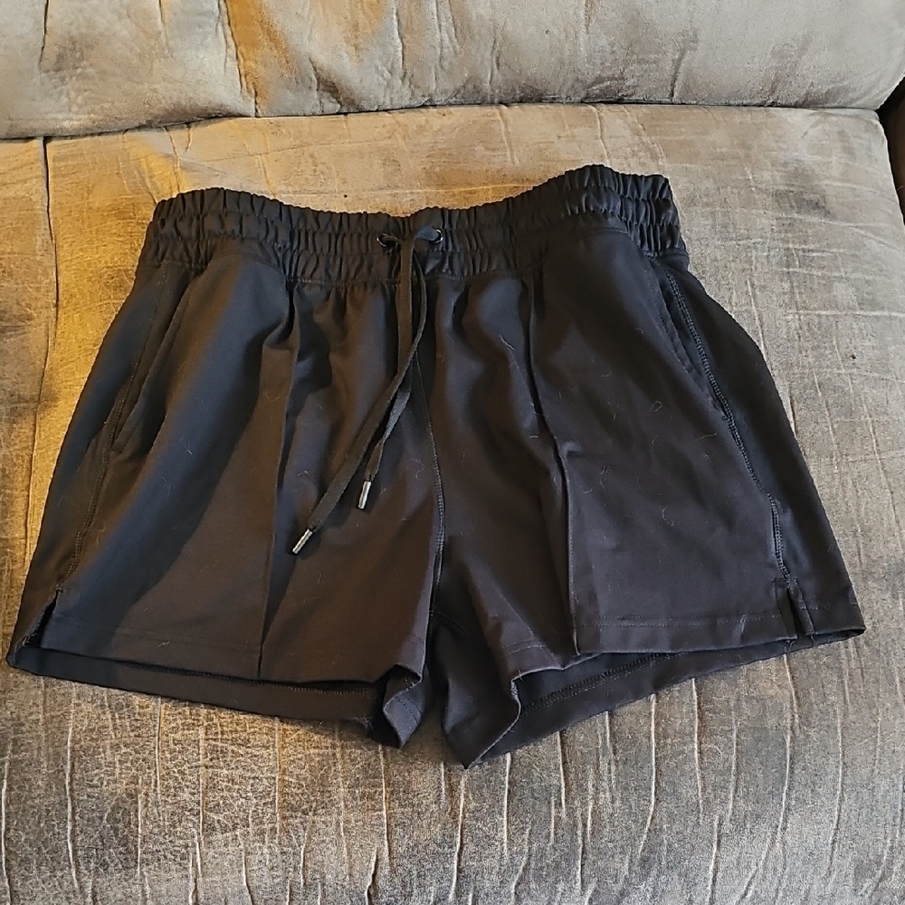 Yogalicious Black Athletic Drawstring Shorts